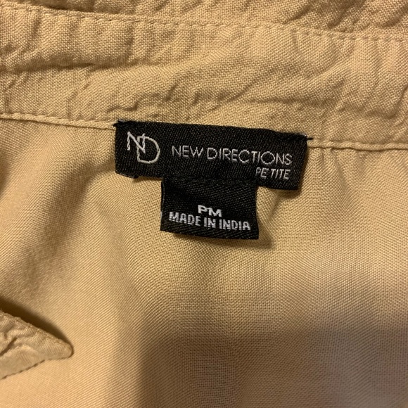 Tan button up shirt - Picture 6 of 6